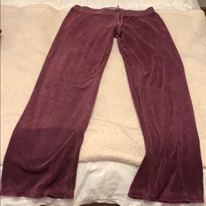 Juicy Couture purple pant jacket set